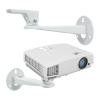 Docooler Mini Projector Wall Mount, Projector Hanger, Security Camera Housing Mounting Bracket for CCTV, Camera, Projector, Webcam with Load 11 lbs Length 7.8 inch - Rotation 360% - White/Black view 2