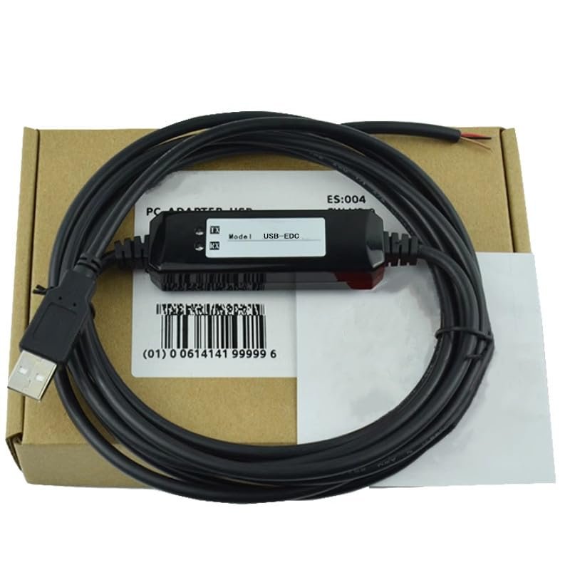 USB-EDC Suitable Servo USB Port PC Communication Cable Programming Cable Debugging Cable Download Cable Dual Chip Design Industrial Grade 3 Meter