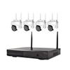 ELLOIN 4 Channels Wireless WiFi Camera Kit with Two Way Audio, Home NVR Surveillance System, 3MP Security PTZ Camera System with Smart Color Night Vision, Motion Detection view 1