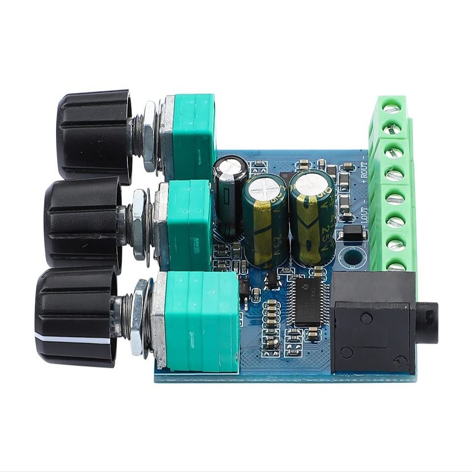 WEIWO Subwoofer Audio Amplifier Board 15W*2+30W Mini Stereo OP AMP Bass AMP for Woofer Speaker Home Theatre