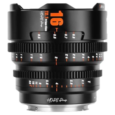 7artisans 10mm/16mm/25mm/35mm/50mm/85mm T2.1 Cine Lens for Sony E Mount APS-C 260 Ultra Long Focus Large Aperture Prime Mirrorless Camera Lens for Portraiture/Street Photography/Humanistic(16mm)