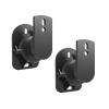 WPTGODGB 1 Pair of Adjustable Speaker Ceiling mounting Clips Wall Mount Bracket(BK) view 1