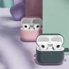2 pack Silicone Case for Apple Airpods 3 Cover Protective Earphone Case Headphones Cases Protective for Apple Airpods 3 Cover,Purple view 2