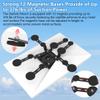Starlink Magnetic Roof Mount Gen 3, No-Drill Installation, Quick Release Strong Mounting Kit for RV Yacht Vans Boat Roof, Compatible with Starlink Standard & Enterprise Dish view 3