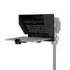 FEELWORLD TP16 16-inch Folding Teleprompter Supports up to 16" Tablet Horizontal Vertical Prompting Bluetooth Remote Control Compatible with DSLR/Camcorder/Camera Shooting view 1