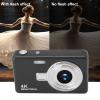 12MP Digital Camera, 1080P Auto Focus Vlogging Camera with 16x Digital Zoom, 2.4in TFT Screen for Kids Compact Portable Point and Shoot Cameras (Black) view 4