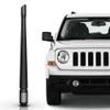 TEKK Carbon Fiber Short Antenna Compatible with 2000-2010 Jeep Grand Cherokee / 2007-2017 Patriot / 7.9 Inches Premium Flexible Rubber/Designed for Enhance FM/AM Radio Signal Reception view 1