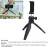 Mini Tripod, Aluminum Alloy Foldable Desktop Cell Phone Camera Quick Release Tripod Stand with 360 Panoramic Ball Head/Universal 1/4 Interface view 2