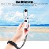 Diving Wrist Strap, Hand Woven Dive Lanyard for Mobile Phone Action Camera Series (Black) view 2