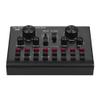 WEIWO Multifunctional Audio Mixer Live Streaming Sound Card Voice Device DJ Karaokes Equipment with Adjustable Volume BT Connection view 1