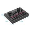 WEIWO Multifunctional Audio Mixer Live Streaming Sound Card Voice Device DJ Karaokes Equipment with Adjustable Volume BT Connection view 2