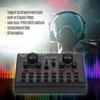 WEIWO Multifunctional Audio Mixer Live Streaming Sound Card Voice Device DJ Karaokes Equipment with Adjustable Volume BT Connection view 3