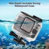 KETOPKIN Dive Case for Insta360 Ace Pro,60M/196FT Underwater Waterproof Diving Housing Cover Protective Shell for Insta360 Ace Pro Housings with Bracket Camera Accessories view 4