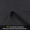 54" x 54" Speaker Grill Cloth, Stereo Grill Mesh Fabric, Abrasion Resistant for Replacement Home Speaker Stage Audio KTV Boxes Repair Renovation Vintage Speakers Black view 2