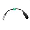 HangTon XLR 4 Pin Power Cable for RED Komodo-X V-Raptor Scarlet Epic Dragon-X DSMC2 DSMC3, DJI Ronin 4D Camera Transmission,Female 4+2 6 Pin 30cm, XLR4m to Straight view 1