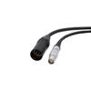 HangTon XLR 4 Pin Power Cable for RED Komodo-X V-Raptor Scarlet Epic Dragon-X DSMC2 DSMC3, DJI Ronin 4D Camera Transmission,Female 4+2 6 Pin 30cm, XLR4m to Straight view 3