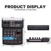 WEIWO 4 Channel Audio Mixer Sound Interface 16 DSP Mixing Console for Home Recording, Streaming view 3