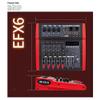 WEIWO EFX6 6 Channels Audio Mixer 4 Mono 1 Stereo Sound Mixing Console 5V 16 DSP Effects Computer Play Recording view 2