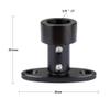 CAMVATE Ceiling Mount With 5/8"-27 Female Screw + 5/8'' Male to 1/4'' Female + 1/4"-20 Thread Screw Connector view 3