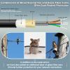 10 Meters 4 Core Industrial TPU LC to LC Outdoor Armored Fiber Optic Cable, 4 Strands OS2 Single Mode Fiber Patch Cable with LC Connectors, 9/125um, OD-5mm, Direct Burial LC-LC view 2