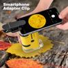 100x-250x Pocket Microscope for Kids Adults, Protable Handheld Miniscope, Mini Microscope Kit for Kids Adults Home School Lab Biology Science Education, Yellow view 3