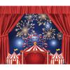 15x10ft Circus Carnival Backdrop Carnival Theme Red Curtain Party Photography Background Big Top Fireworks Carousel Birthday Party Backdrops for Boy Girl Banner Background Photo Booth Baby Shower view 4