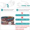 Juaupepo Beaded Boho band Compatible with Fitbit Versa 4/Versa 3/Sense 2/Sense,Women Men Handmade Natural Stone Colorful Jasper Strap for Versa 2 /Versa view 3
