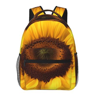 LZQPOEAS Backpack Casual Daypack for Men Women Sunflower Laptop Backpack Lightweight Travel Bag Shoulder Bag for Work Hiking