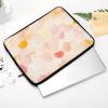 17inch Laptop Sleeve Bag Orange and Yellow Laptop Bag Shockproof Computer Carrying Cover Slim Briefcase Handbag view 3