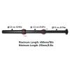 MUNEFE 3 Section Tripod Extension Arm, Tripod Extension Tube, Lihtweiht Aluminum Alloy Tripod Extension Tube for Camera view 3