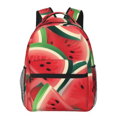 LZQPOEAS Backpack Casual Daypack for Men Women Watermelon Slice Laptop Backpack Lightweight Travel Bag Shoulder Bag for Work Hiking