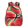 LZQPOEAS Backpack Casual Daypack for Men Women Watermelon Slice Laptop Backpack Lightweight Travel Bag Shoulder Bag for Work Hiking view 1