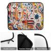 17inch Laptop Sleeve Bag Many Colorful Shapes Laptop Bag Shockproof Computer Carrying Cover Slim Briefcase Handbag view 4