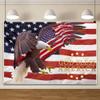 ChloropLastid 15x8ft God Bless America Backdrop American Flag Bald Eagle 4th of July Independence Day Background for Photography Veterans Memorial National Day Party Decor Banner Photo Props view 1
