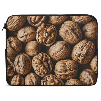 17inch Laptop Sleeve Bag Walnuts in Shell Laptop Bag Shockproof Computer Carrying Cover Slim Briefcase Handbag