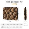 17inch Laptop Sleeve Bag Walnuts in Shell Laptop Bag Shockproof Computer Carrying Cover Slim Briefcase Handbag view 2