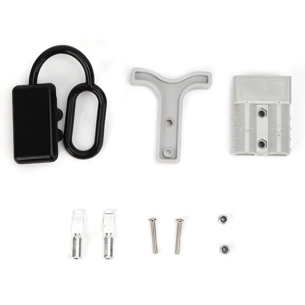 NDNCZDHC 50A DC600V Cable Connector Terminal Kit Power Plug Connector Cable Terminal for Cables up to 16mm (6 AWG)