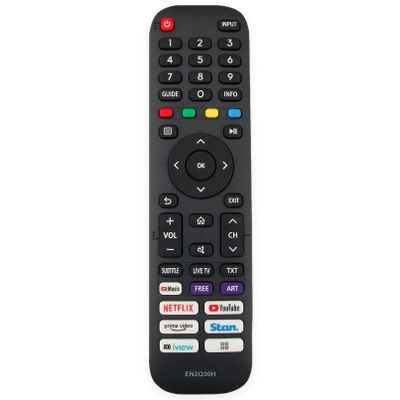 ECONTROLLY EN2Q30H Replace Remote Control Compatible with HISENSE Smart 4K LED TV Remote Control 65Q7 65SX 70S5 100L5F
