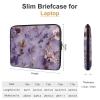 15inch Laptop Sleeve Bag Flowers and Leaves Laptop Bag Shockproof Computer Carrying Cover Slim Briefcase Handbag view 2