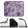 15inch Laptop Sleeve Bag Flowers and Leaves Laptop Bag Shockproof Computer Carrying Cover Slim Briefcase Handbag view 4