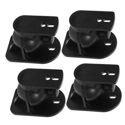 LIFKICH 4Pcs Speaker Wall Mount Brackets Sturdy Audio Satellite Holder for Surround Sound Easy Install Speaker Shelf Rack for Home and Studio Monitor Support