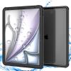 AdirMi Waterproof Case for iPad Air 13-inch (M2) 2024, Full Body Protection Built-in Screen Protector Rugged Heavy Duty Shockproof Snowproof Dustproof Cover with Lanyard view 1