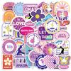 50pcs Creative Dance Stickers, Cute Cartoon Stickers Colorful Women Stickers Joyful Ballet Stickers Playful Girls Stickers Perfect Party Birthday Gifts for Laptop Bottle Notebooks(Style 3) view 1