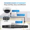 4COVR 16 Channel PoE Security Camera System 4K, 8Pcs 5X Optical Motorized Zoom IK10 Vandal-Proof 8MP Wired IP Dome Camera for Business, IP67 & AI Human Vehicle Detection, 4K NVR 4TB HDD, LY57BA8M1608 view 3