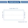 X AUTOHAUX 1 Set 30mm 1.18" ID 200mm 7.87" Length 0 Degree Blue Car Silicone Hose with Clamps Coolant Hose Universal view 3