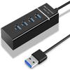 Generic Swizte k 4 Port USB 3.0 Hub with Hi-Speed Data Transfer, LED Indication, 15cm Cable, Backward Compatible, Multi Device Connection, Plug Play Usage view 2