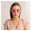 HWSYTEK Smart Polarized sunglasses with bluetooth speaker Microphone listening to music making phone call Intelligen Audio sunglasses (pink) view 2