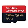 SanDisk Extreme Pro MicroSD Card 128GB Up to 200 MB/s Read Speed Compatible with Insta 360 X5, X4 and Ace Pro 2 Cameras (SDSQXCD-128G-GN6MA) Bundle with 1 Everything But Stromboli MicroSD Card Reader view 3