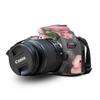 Glossy Glitter Skin Compatible with Canon EOS Rebel T7 Camera - Hibiscus - Premium 3M Vinyl Protective Wrap Decal Cover - Easy to Apply | Crafted in The USA by MightySkins view 1
