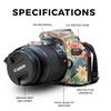 Carbon Fiber Skin Compatible with Canon EOS Rebel T7 Camera - Koi Pond - Premium 3M Vinyl Protective Wrap Decal Cover - Easy to Apply | Crafted in The USA by MightySkins view 2
